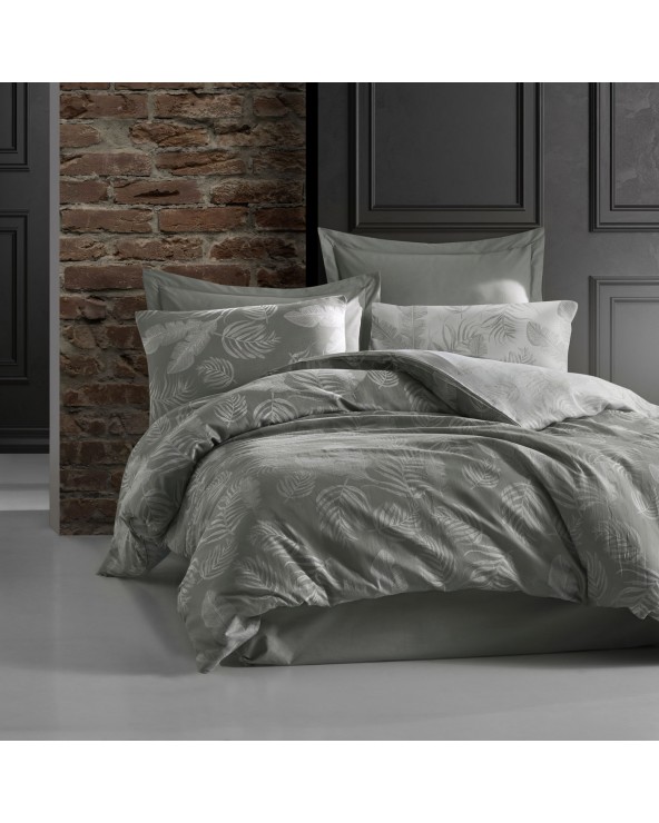 Pościel bawełna 200x220 + 2x70x80 Bahama Grey Jaquard Darymex