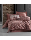 Pościel bawełna 200x220 + 2x70x80 Bahama Pudra Jaquard Darymex