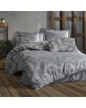 Pościel bawełna 160x200 + 2x70x80 Spoty Grey Jaquard Darymex