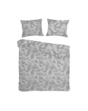 Pościel bawełna 160x200 + 2x70x80 Spoty Grey Jaquard Darymex