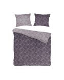 Pościel bawełna 200x220 + 2x70x80 Spring Anthracite Jaquard Darymex