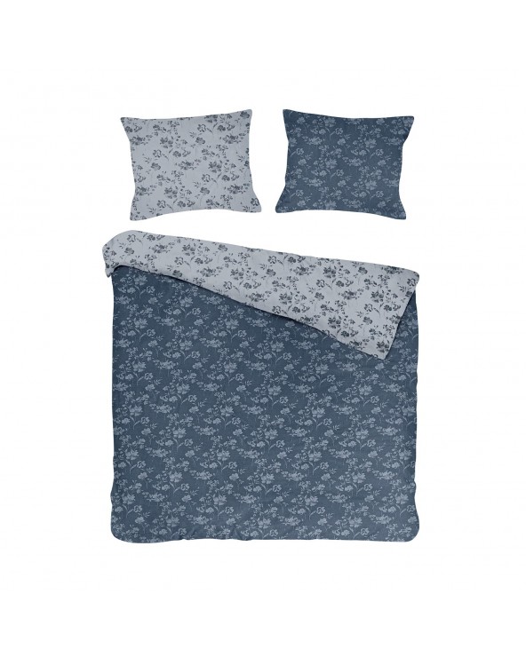 Pościel bawełna 160x200 + 2x70x80 Spring Blue Jaquard Darymex