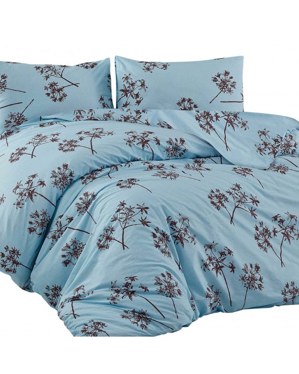 Pościel bawełna 160x200 + 2x70x80 Idil Blue Exclusive Darymex
