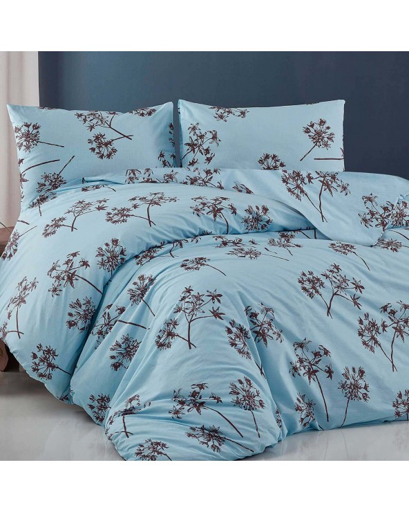 Pościel bawełna 200x220 + 2x70x80 Idil Blue Exclusive Darymex