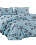 Pościel bawełna 200x220 + 2x70x80 Idil Blue Exclusive Darymex