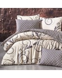 Pościel bawełna 200x220 + 2x70x80 Otis Beige Exclusive Darymex