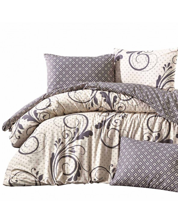 Pościel bawełna 200x220 + 2x70x80 Otis Beige Exclusive Darymex