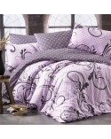 Pościel bawełna 200x220 + 2x70x80 Otis Lila Exclusive Darymex