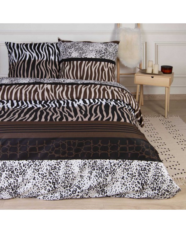 Pościel bawełna 200x220 + 2x70x80 Cheta Coffee Exclusive Darymex