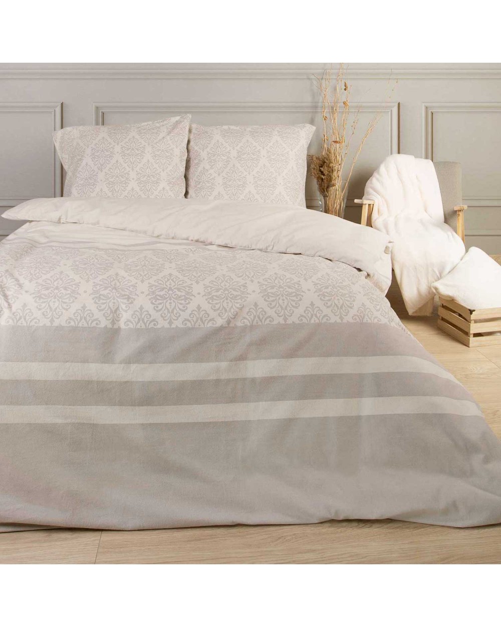Pościel flanela bawełniana 160x200 + 2x70x80 31494/2 Darymex