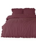 Ekskluzywna pościel bawełna 200x220 + 2x70x80 STONEWASHED Raspberry Darymex