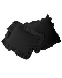 Poszewka bawełniana 40x40 x2 szt STONEWASHED black Darymex