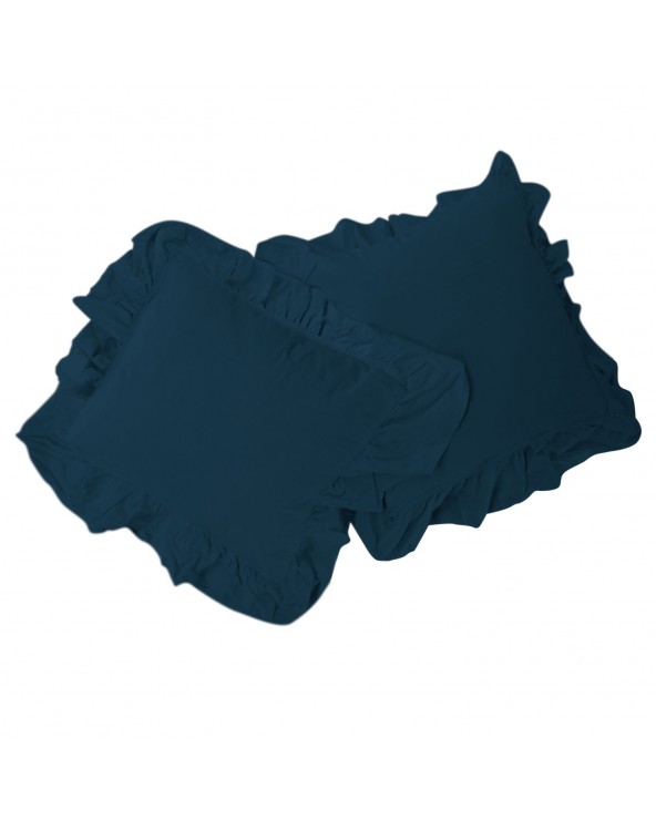 Poszewka bawełniana 40x40 x2 szt STONEWASHED dress blue Darymex Poszewka bawełniana 40x40 x2 szt STONEWASHED dress blue Darymex