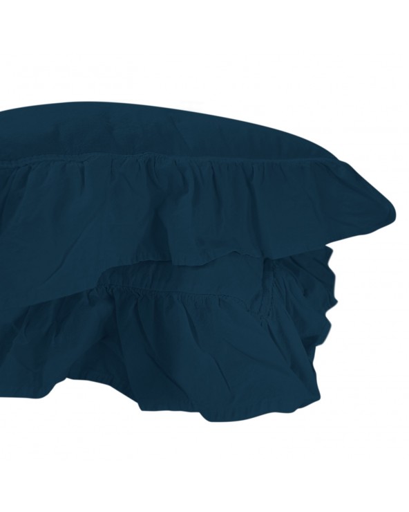 Poszewka bawełniana 40x40 x2 szt STONEWASHED dress blue Darymex Poszewka bawełniana 40x40 x2 szt STONEWASHED dress blue Darymex