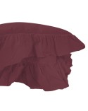 Poszewka bawełniana 40x40 x2 szt STONEWASHED raspberry Darymex
