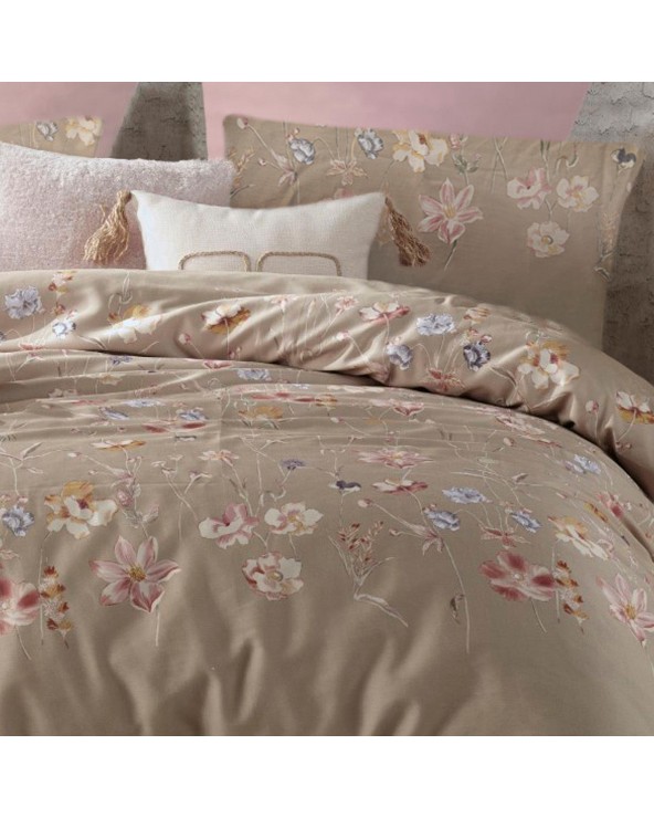 Pościel satyna bawełniana 160x200 + 2x70x80 Rosabella Pink Exclusive Darymex