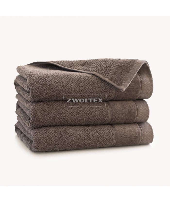 Ręcznik Zwoltex Smooth bawełna 30x50 taupe