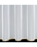 Firana 300x150 Cassie biała/złota Eurofirany