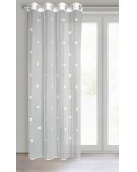 Firana 140x250 Elsa biała/rożowa Eurofirany