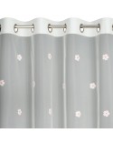 Firana 140x250 Elsa biała/rożowa Eurofirany