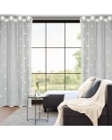 Firana 140x250 Elsa biała/rożowa Eurofirany