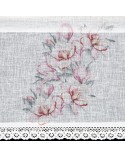 Zazdrostka 150x30 Suzy biała/różowa Eurofirany 