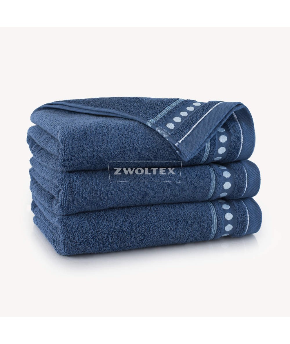 Ręcznik Zwoltex Trio bawełna 50x90 indygo