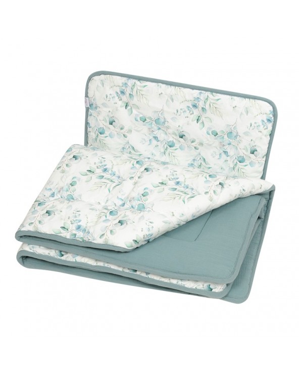 Komplet muślinowy 100x135 + 40x60 miętowy/łapacz snów z wypełnieniem BabyMatex Komplet muślinowy 100x135 + 40x60 miętowy/łapacz snów z wypełnieniem BabyMatex