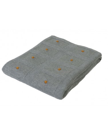 Kocyk bambusowy 80x100 Accent szary BabyMatex