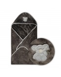 Kocyk do fotelika samochodowego 95x95 Koala antracyt BabyMatex