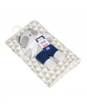 Kocyk pluszowy 75x100 z maskotką David 03 BabyMatex
