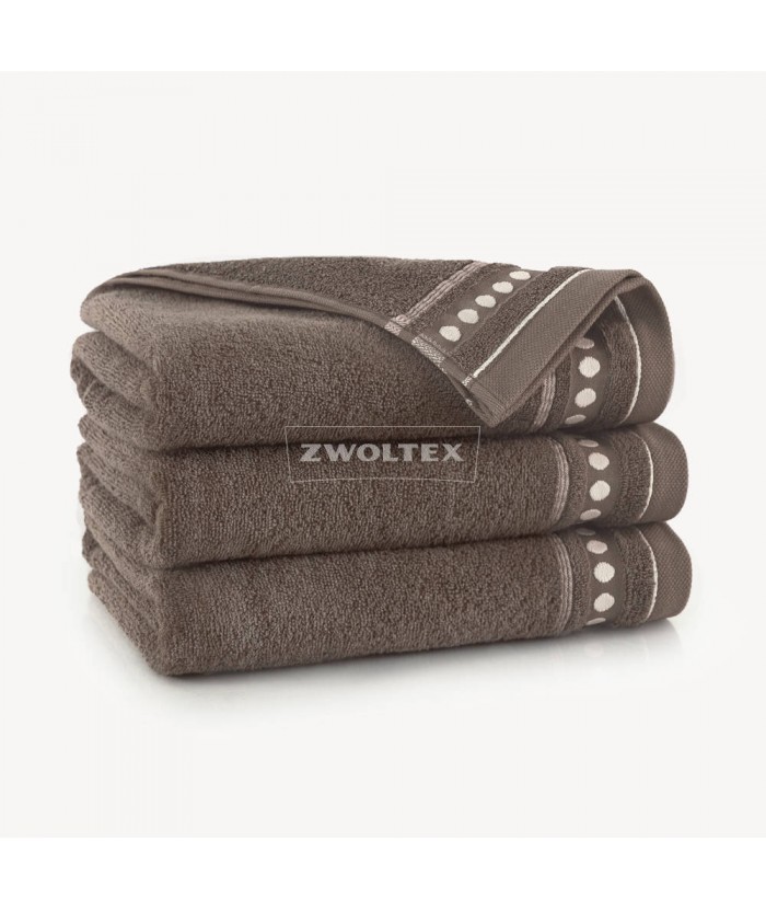 Ręcznik Zwoltex Trio bawełna 50x90 sezam