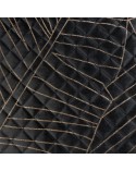 Narzuta velvet 170x210 Luna 1 czarna/złota Eurofirany