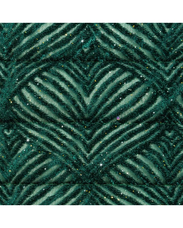 Narzuta velvet 170x210 Luna ciemnozielona Eurofirany