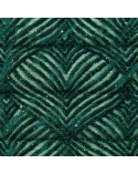 Narzuta velvet 220x240 Luna ciemnozielona Eurofirany