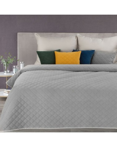 Narzuta velvet 170x210 Milo srebrna Eurofirany