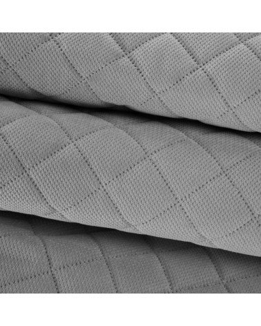 Narzuta velvet 170x210 Milo srebrna Eurofirany