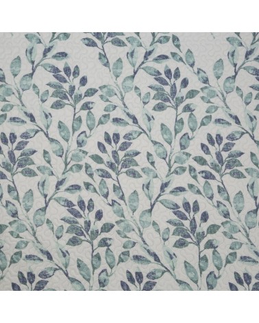 Narzuta mikrofibra 200x220 Clarissa biała/zielona Eurofirany