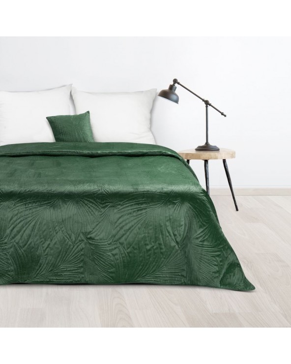Narzuta velvet 220x240 Luiz 4 ciemnozielona Eurofirany
