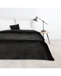 Narzuta velvet 200x220 Luiz 4 czarna Eurofirany