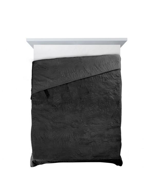 Narzuta velvet 200x220 Luiz 4 czarna Eurofirany