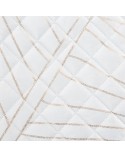 Narzuta velvet 170x210 Luna 2 biała/złota Eurofirany