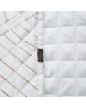 Narzuta velvet 170x210 Luna 2 biała/złota Eurofirany