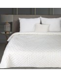 Narzuta velvet 220x240 Luna 2 biała/złota Eurofirany