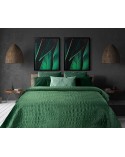 Narzuta velvet 220x240 Salvia 7 ciemnozielona Eurofirany