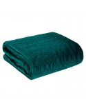 Narzuta velvet 260x280 Salwia 7 ciemnoturkusowa Eurofirany