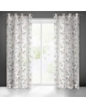 Firana z etaminy 140x250 Basala naturalna z przelotkami
