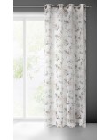 Firana z etaminy 140x250 Basala naturalna z przelotkami