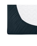 Prześcieradło bawełna jersey 200x220x20 z gumką BASIC ciemnogranatowe Darymex