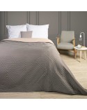 Narzuta mikrofibra 170x210 Lamia grey/cream Darymex